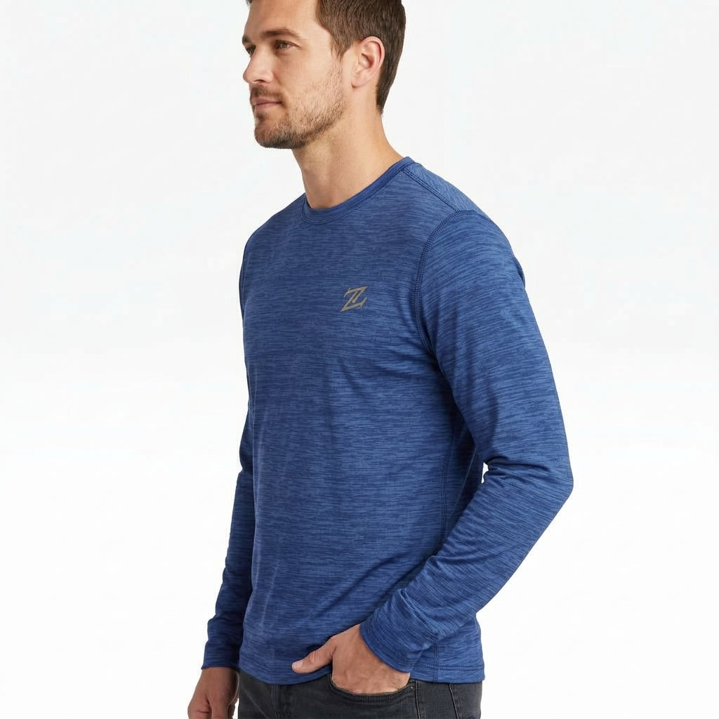 Men's Lightweight Full-Sleeve Active T-Shirt – Gym, Sports & Running Wear