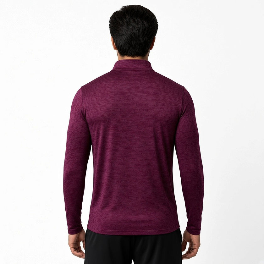 Men’s Lightweight Activewear Half-Zip Long Sleeve Performance Pullover
