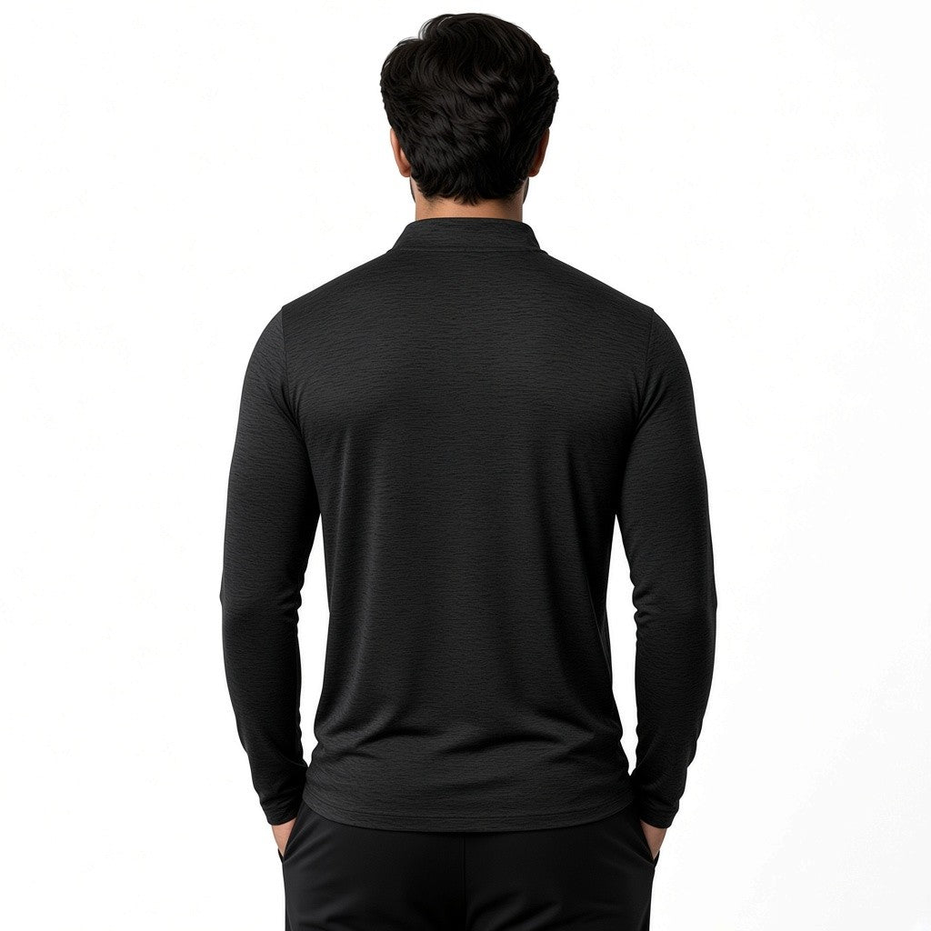 Men’s Lightweight Activewear Half-Zip Long Sleeve Performance Pullover