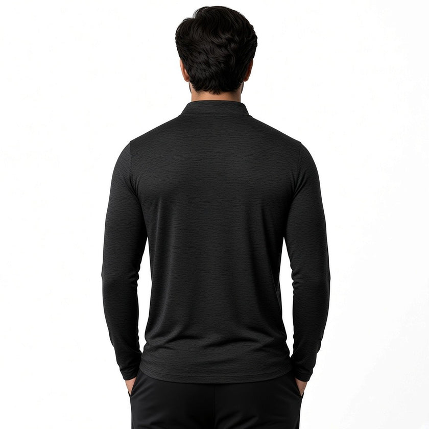 Men’s Lightweight Activewear Half-Zip Long Sleeve Performance Pullover