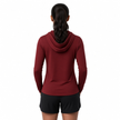 Women's Lightweight Melange Hooded Activewear Shirt – Full Sleeve Performance Workout Hoodie