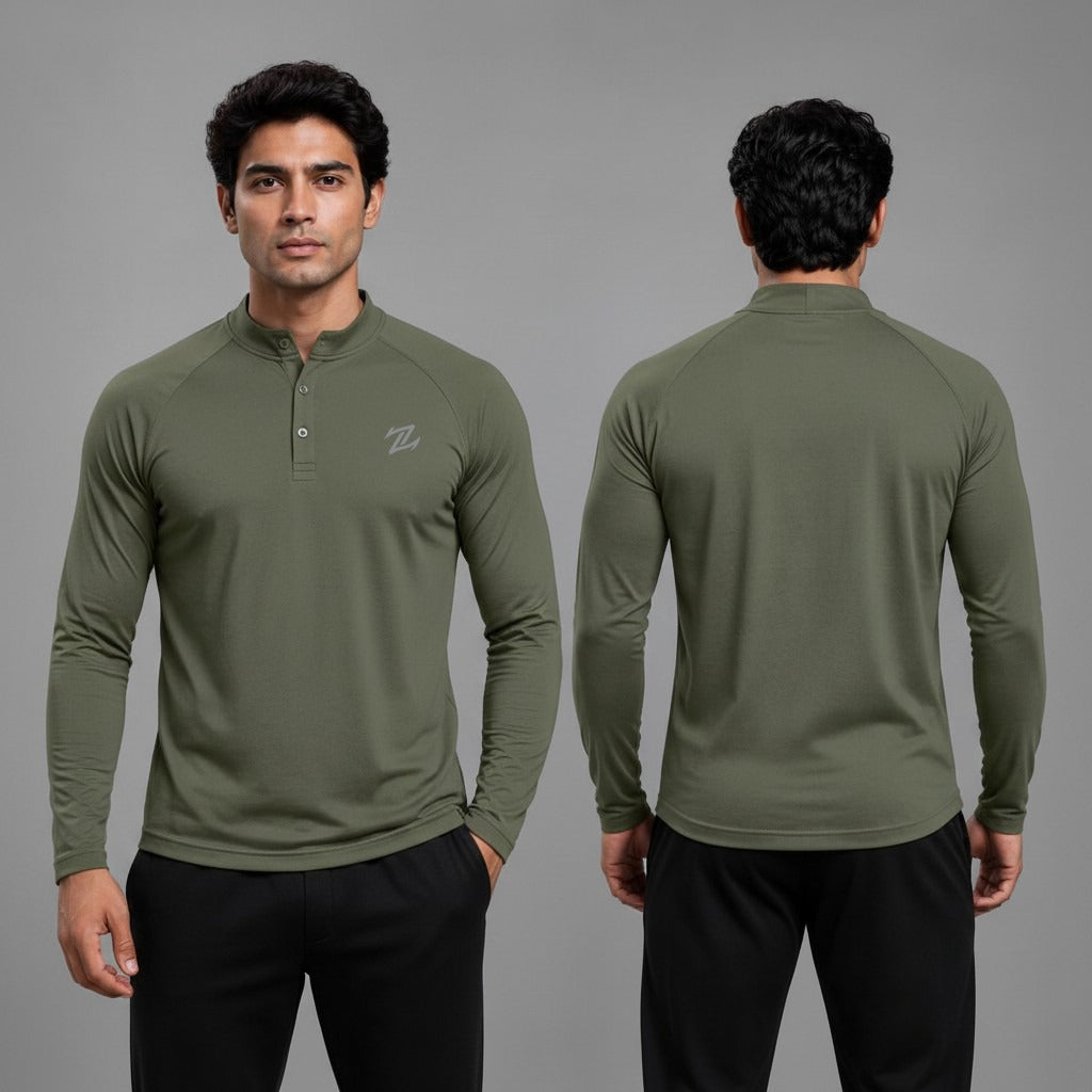 Men's full sleeves active tee