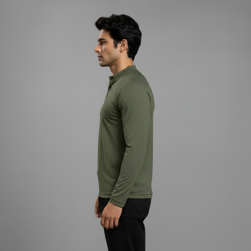 Men's full sleeves active tee