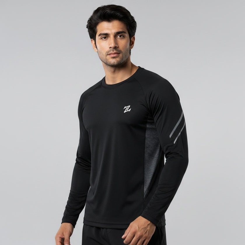 Men's full sleeves active tee