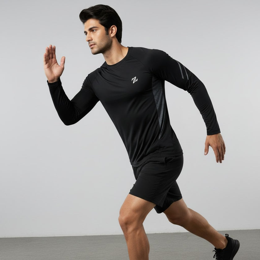 Men's full sleeves active tee