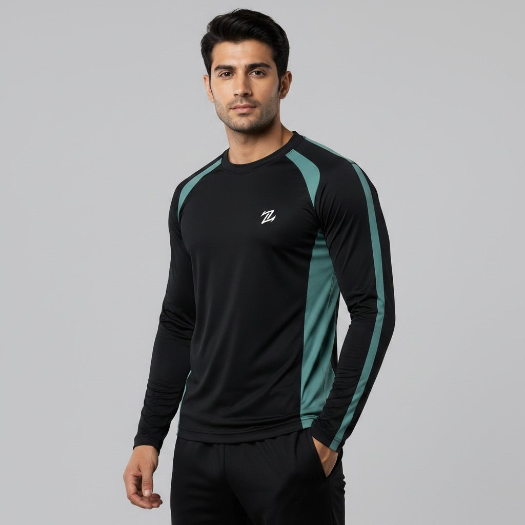 Men's full sleeves active tee
