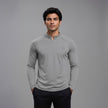 Men's full sleeves active tee by ZAKWEAR, shown in black with breathable fabric and a comfortable fit for sports and workouts.