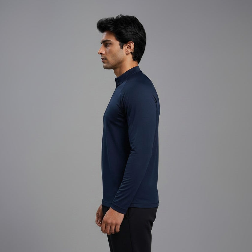 Men's full sleeves active tee by ZAKWEAR, shown in a stylish fit, perfect for workout or casual wear.