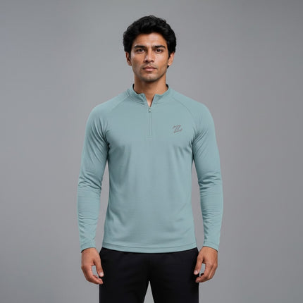 Men's full sleeves active T-shirt by ZAKWEAR featuring breathable fabric and a fitted athletic design.