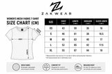 Women's basic activewear tee by ZAKWEAR, soft fabric, fitted design, and short sleeves, perfect for workout or casual wear.