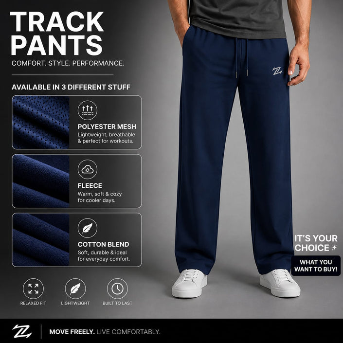 MEN'S LOOSE FIT BASIC TROUSERS