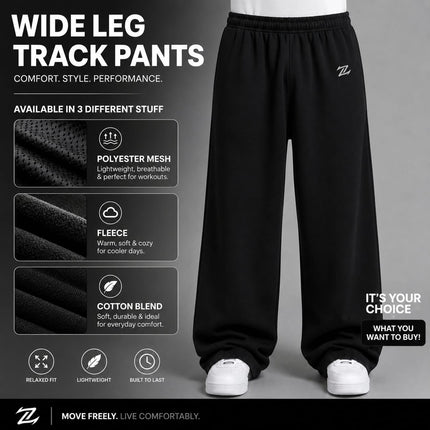 MEN'S LOOSE FIT BASIC TROUSERS