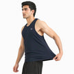 Men's ZAKWEAR pack of three workout tank tops, gym and everyday wear, in various colors, fitted and comfortable fabric, sleeveless design.