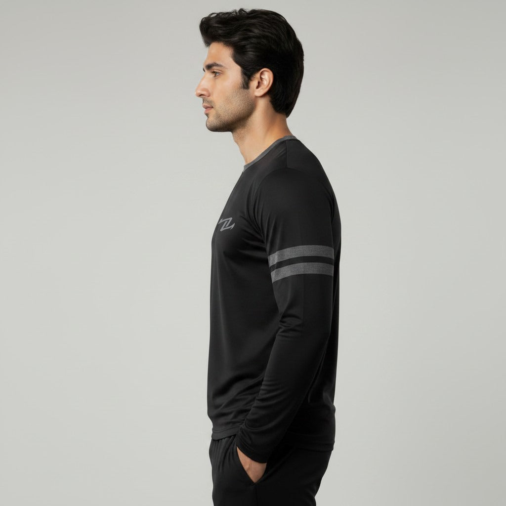 Men's full sleeves active tee