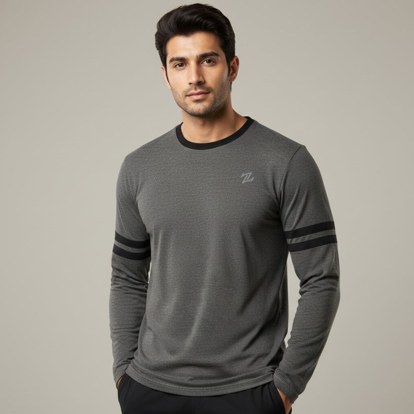 Men's full sleeves active tee