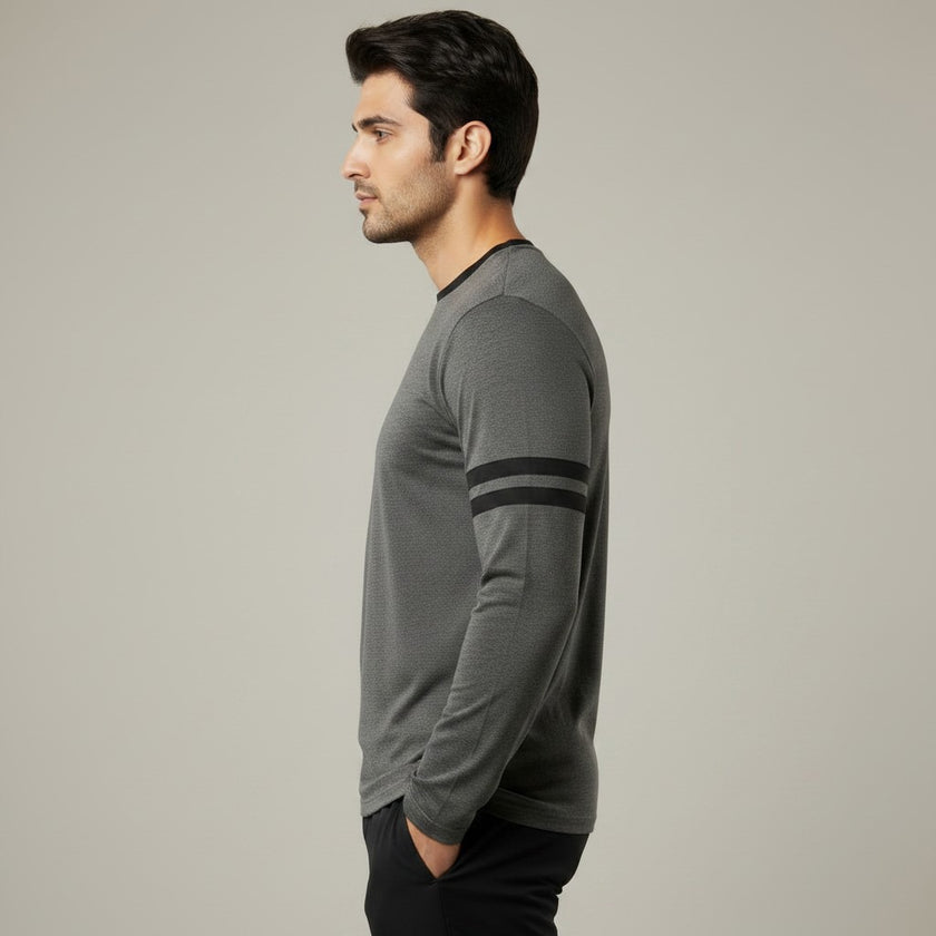 Men's full sleeves active tee