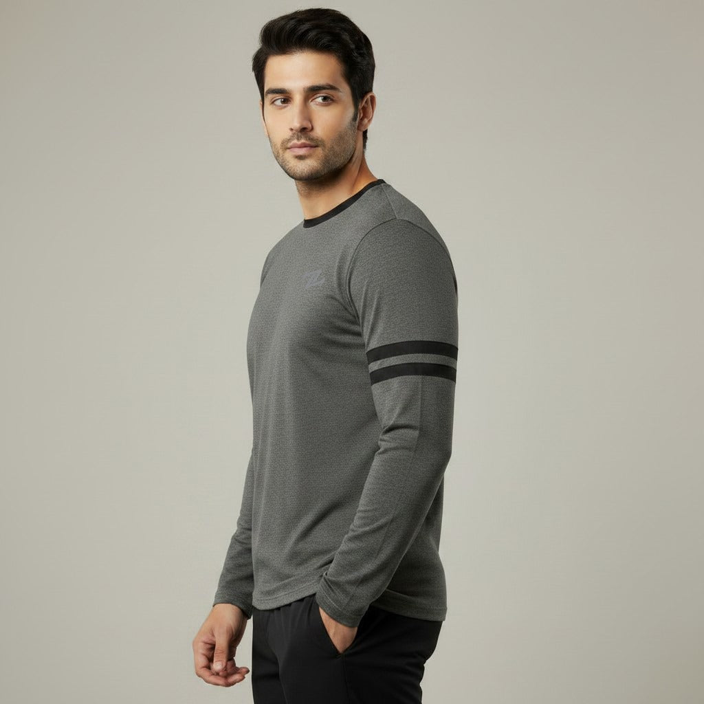 Men's full sleeves active tee