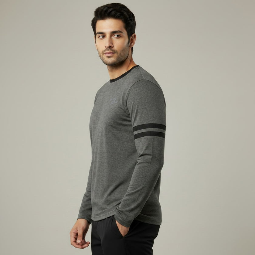 Men's full sleeves active tee
