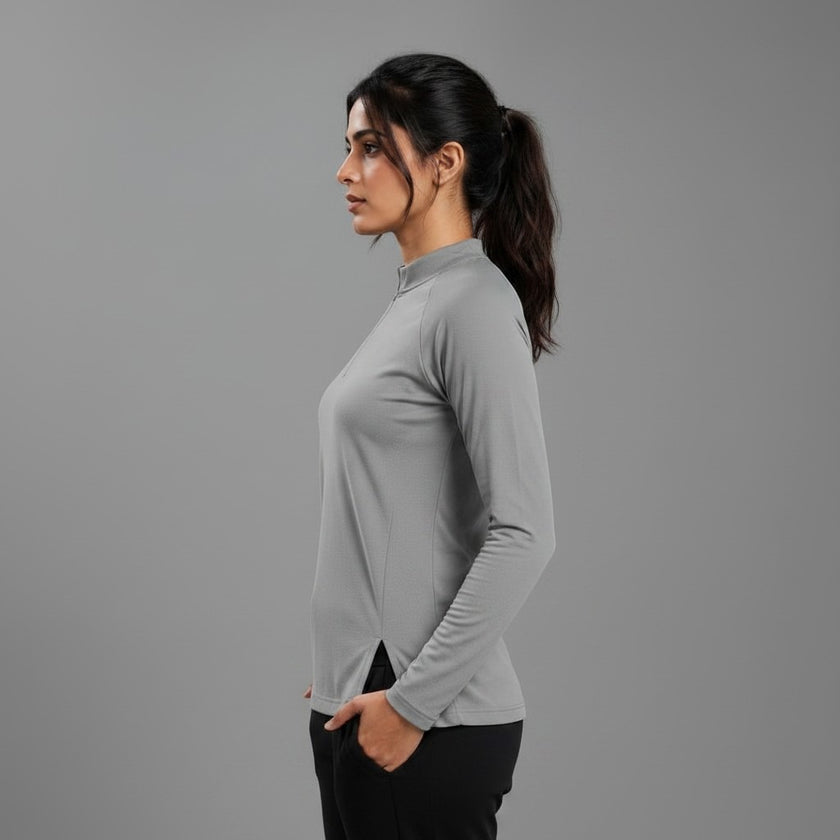 Women's full sleeves shirt by ZAKWEAR, featuring a comfortable fit and stylish design, shown in the image with a button-up front.