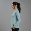 Women's full sleeves shirt by ZAKWEAR, featuring a casual fit and button-up design, shown in a neutral color.