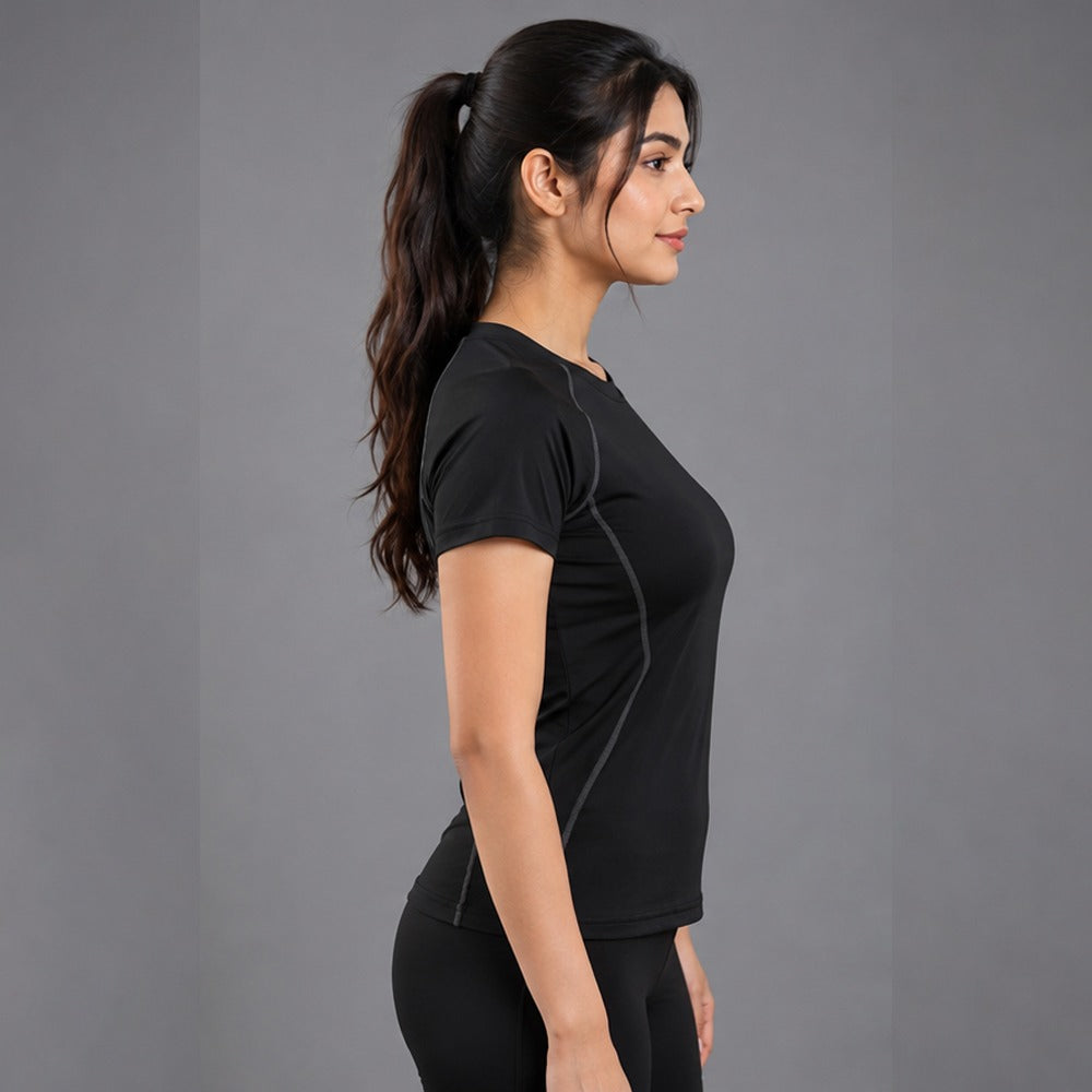 Women's activewear basic tee