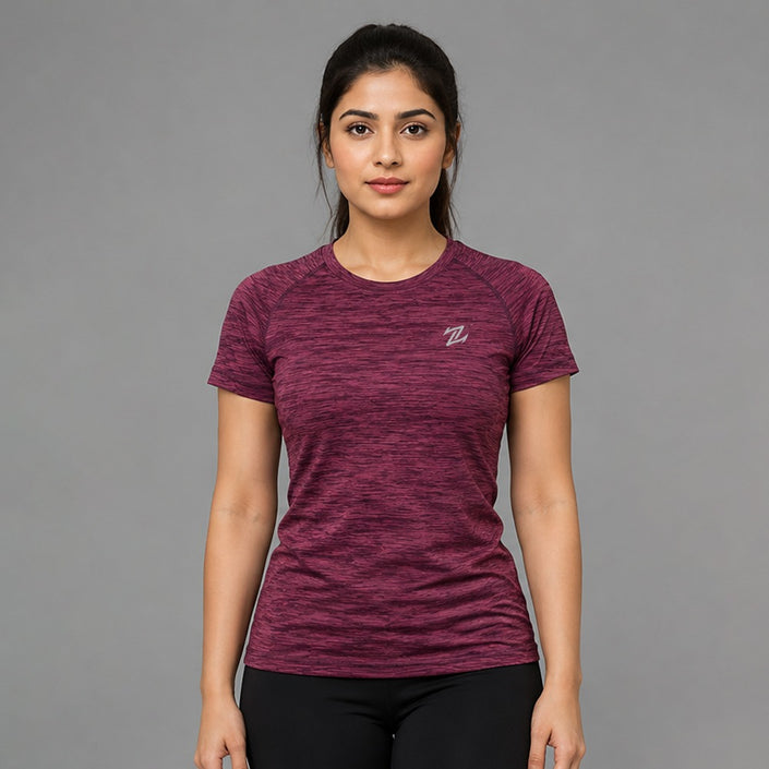 Womens activewear basic tee