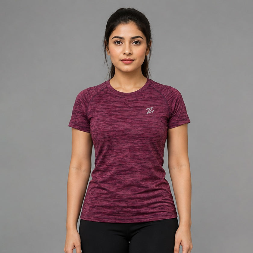 Womens activewear basic tee