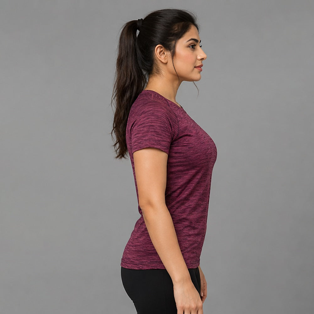 Womens activewear basic tee